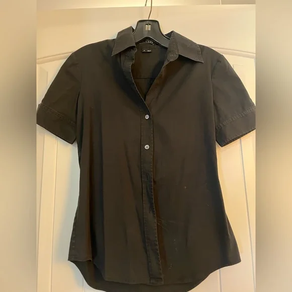 Theory short sleeve button down shirt - Picture 2 of 6